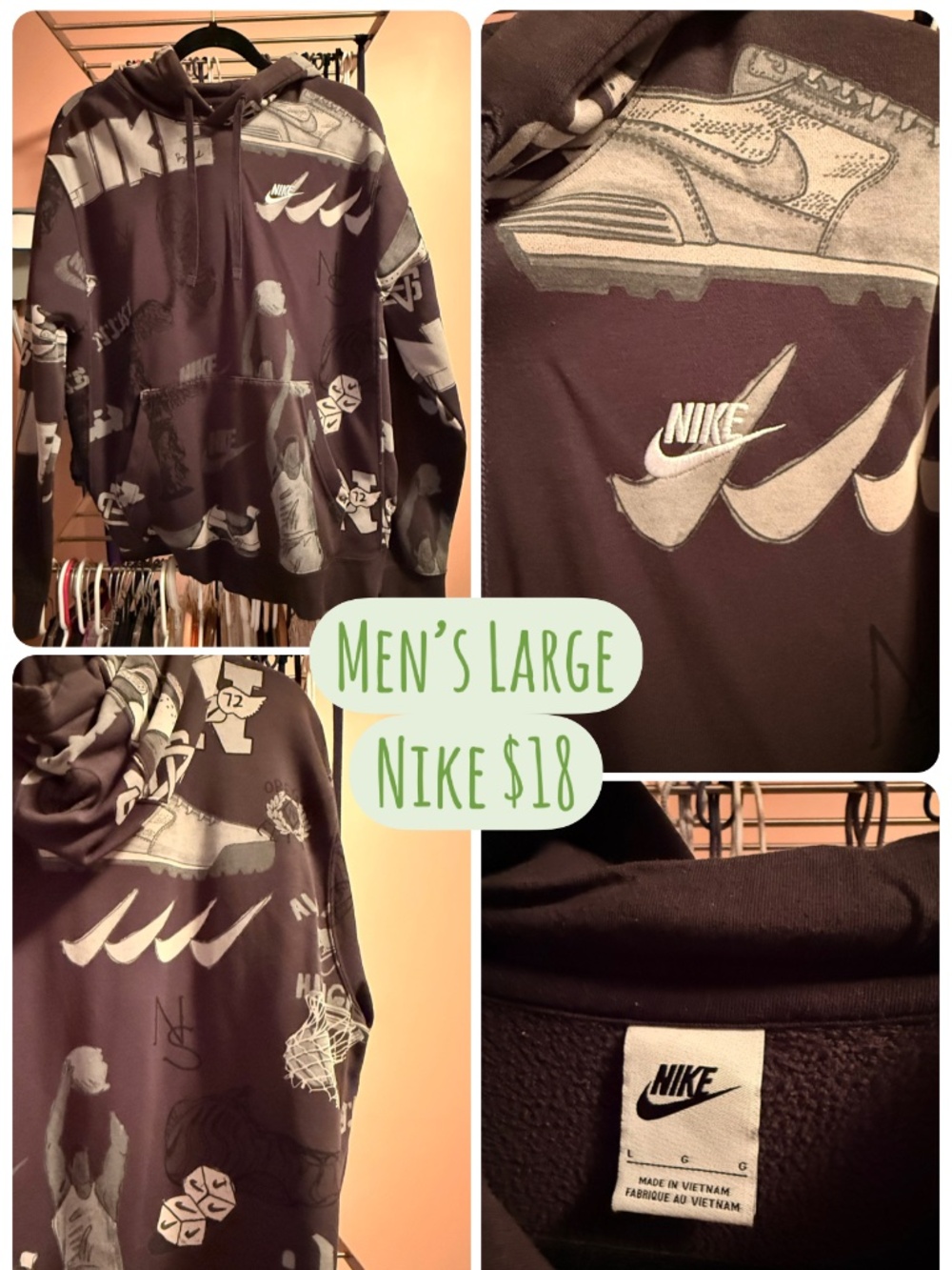Nike graphic hoodie